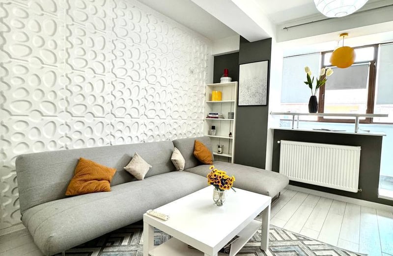 Location d’un appartement design d’une pièce dans le quartier Chiajna, secteur 6, Bucarest, Roumanie